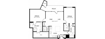 Allusion at West University B10 Floor Plan, Houston, TX