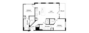 Allusion at West University B1 Floor Plan, Houston, TX