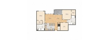 Muse at Museum District Floor Plan B6, Houston, TX