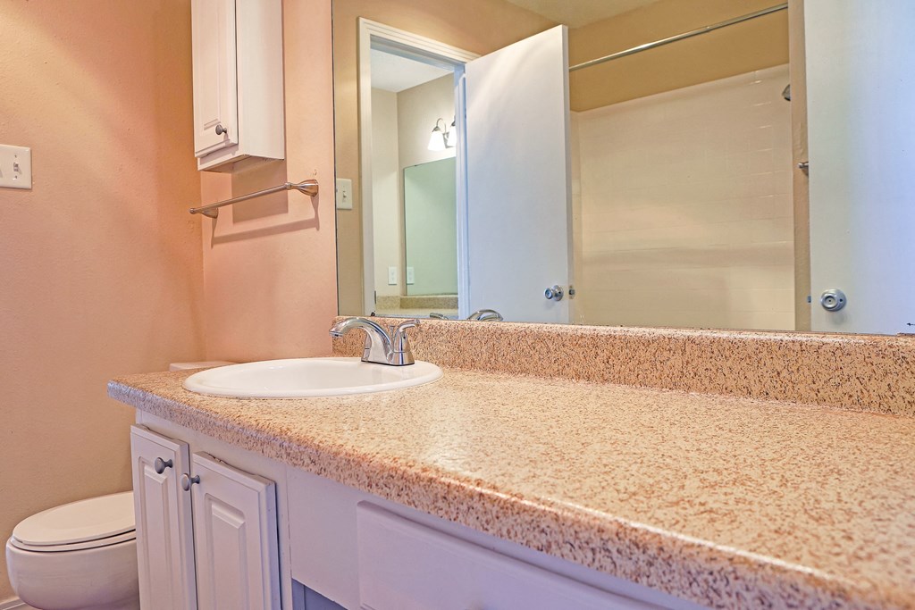 Unit Bathroom View 2 at The Magnolia in Shreveport, LA