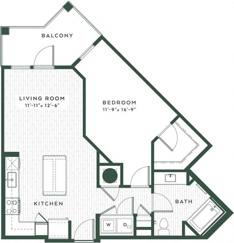 A2 floor plan of Vida Winter Garden in Winter Garden, FL