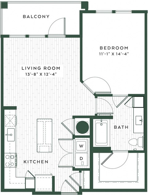 A4 floor plan of Vida Winter Garden in Winter Garden, FL