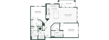 B3 floor plan of Vida Winter Garden in Winter Garden, FL