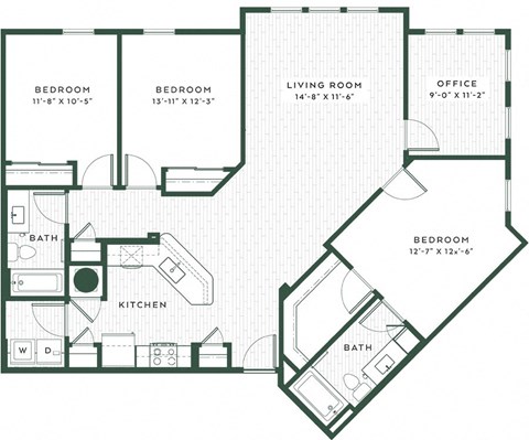 C1 floor plan of Vida Winter Garden in Winter Garden, FL