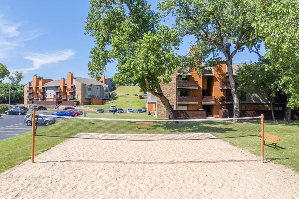 Volleyball Court of Vine apartments in Arlington, TX