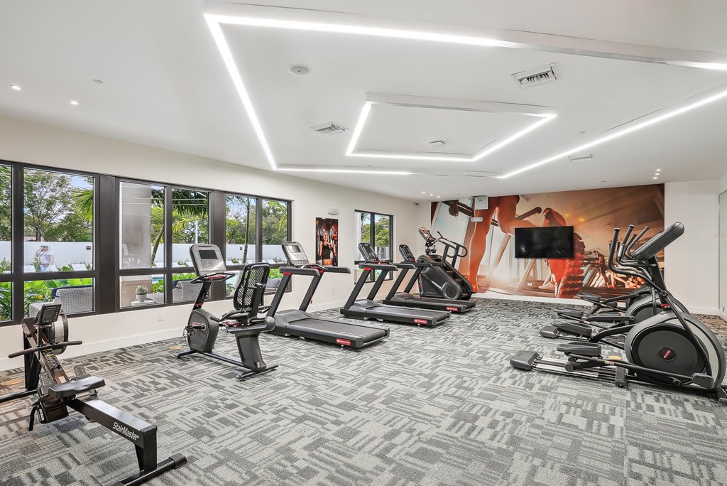 the gym at the Westgate on University in Lauderhill, FL
