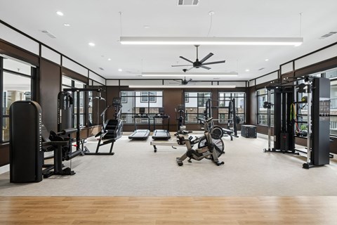 Fitness Center at Woodgate Place in Waco, TX
