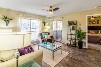 Model Living Room at Walnut Creek Crossing Apartments in Austin, Texas, TX - Photo Gallery 22