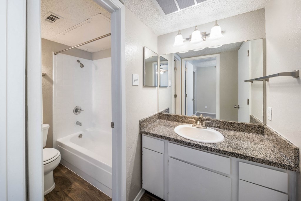 Crooked Stick: Bathroom, at Westdale Hills, Euless Texas