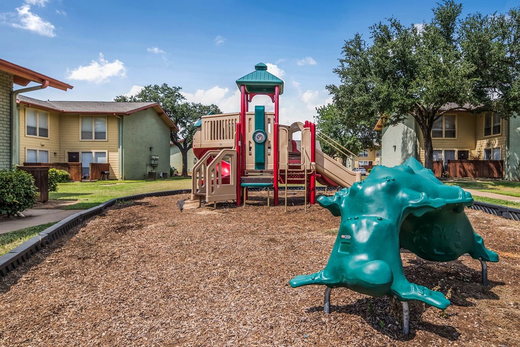 Playground at Muirfield Village Community, at Westdale Hills, Texas