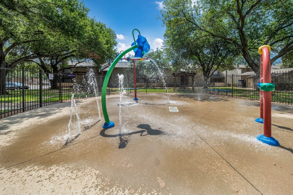 Splash Pad at the Bonaventure Community, at Westdale Hills, Euless