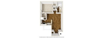 La Costa A1 3D Floorplan at Westdale Hills, Euless TX