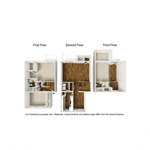 La Costa C2 3D Floorplan at Westdale Hills, Euless TX