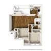 Augusta A3 3D Floorplan at Westdale Hills, Euless TX