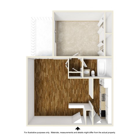 Bonaventure A1 3D Floorplan at Westdale Hills, Euless TX