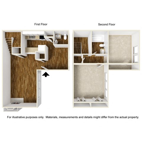 Bonaventure B2 3D Floorplan at Westdale Hills, Euless TX