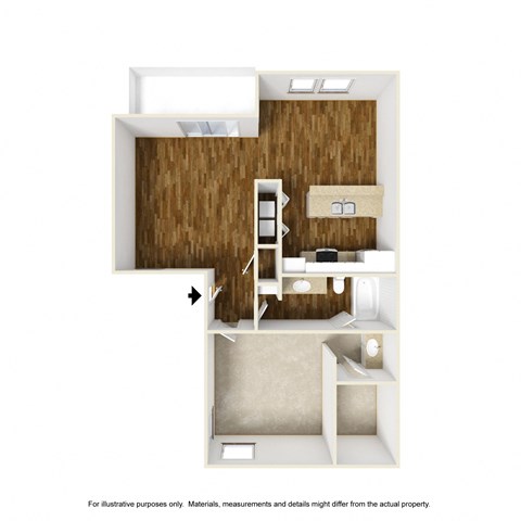 Crooked Stick A2 3D Floorplan at Westdale Hills, Euless TX