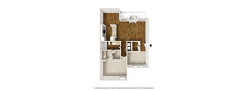 Crooked Stick A3 3D Floorplan at Westdale Hills, Euless TX