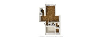 Doral A3 3D Floorplan at Westdale Hills, Euless TX