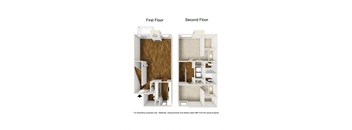 Doral B2 3D Floorplan at Westdale Hills, Euless TX