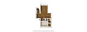 Firestone A2 3D Floorplan at Westdale Hills, Euless TX
