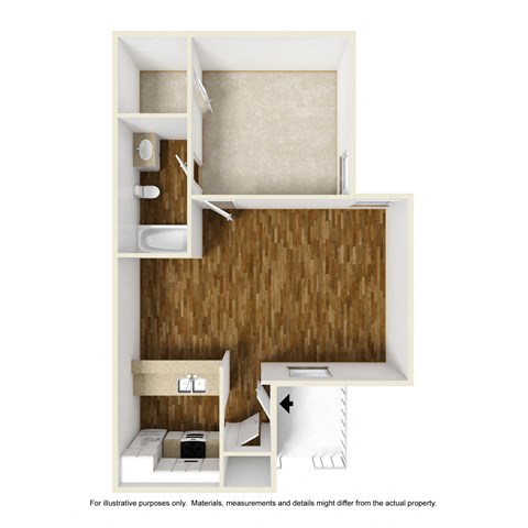 Muirfield Village A1 3D Floorplan at Westdale Hills, Euless TX