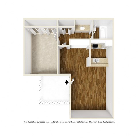 Muirfield Village A3 3D Floorplan at Westdale Hills, Euless TX