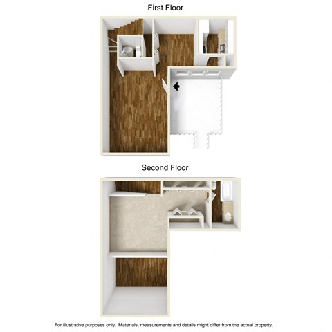Muirfield Village A5 3D Floorplan at Westdale Hills, Euless TX