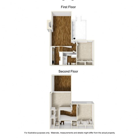 Muirfield Village C1 3D Floorplan at Westdale Hills, Euless TX