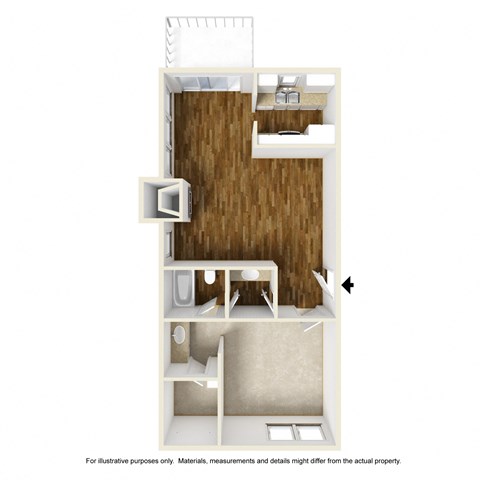 Pinehurst A1 3D Floorplan at Westdale Hills, Euless TX