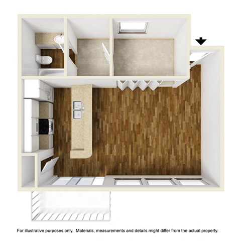 Pinehurst E1 3D Floorplan at Westdale Hills, Euless TX