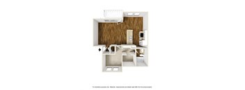 Sawgrass A1 3D Floorplan at Westdale Hills, Euless TX