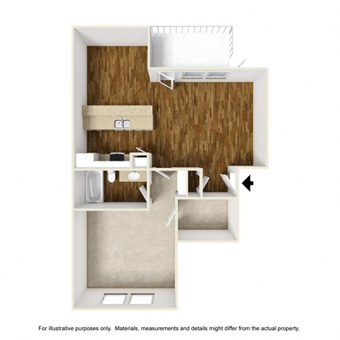 Sawgrass A2 3D Floorplan at Westdale Hills, Euless TX
