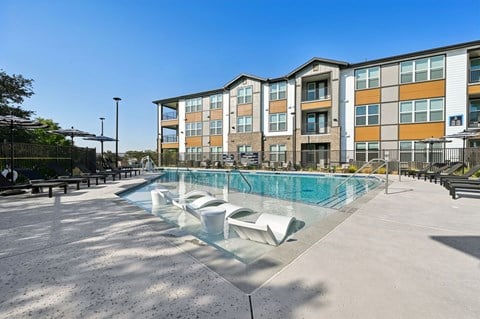 Pool at Whispering Pines at Westdale Hills in Euless, TX
