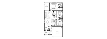 Glimmer Floor Plan | Woodland Village | Rental Homes in DeLand, FL