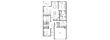 Luna Floor Plan | Woodland Village | Rental Homes in DeLand, FL