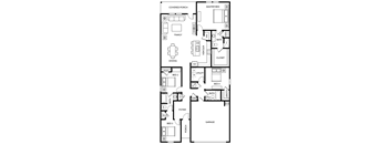 Prism Floor Plan | Woodland Village | Rental Homes in DeLand, FL