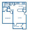 A1 2D Floorplan at Woodmere Trace in Duluth, GA