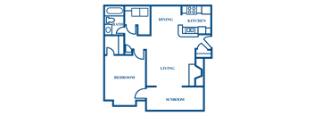 A3 2D Floorplan at Woodmere Trace in Duluth, GA