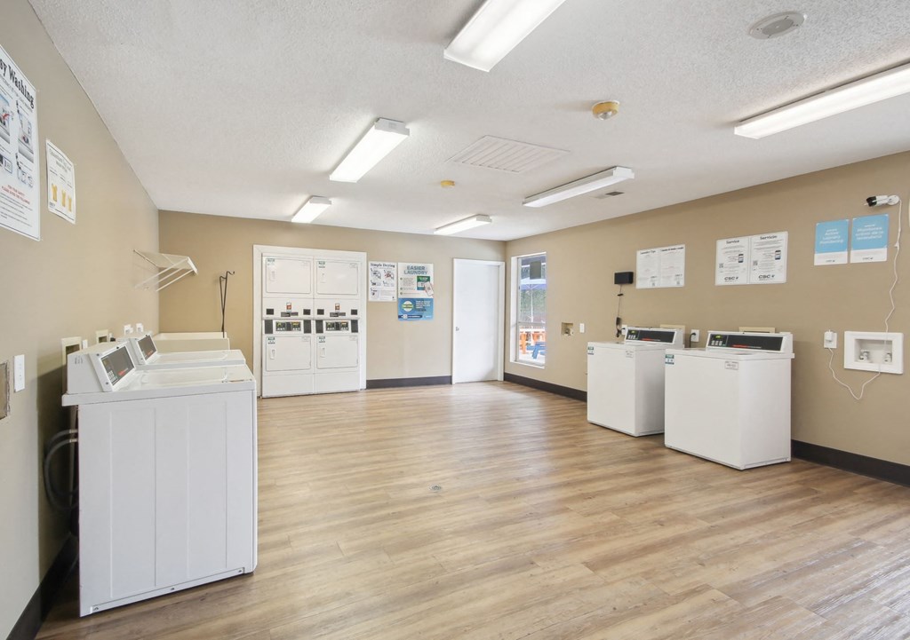 laundry room at Arrowood Crossing in Charlotte, NC