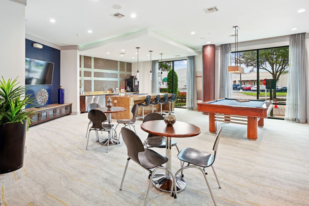 a clubhouse at Allusion at West University, Houston, TX