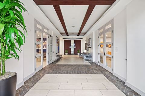 lobby entry at Allusion at West University, Houston, TX