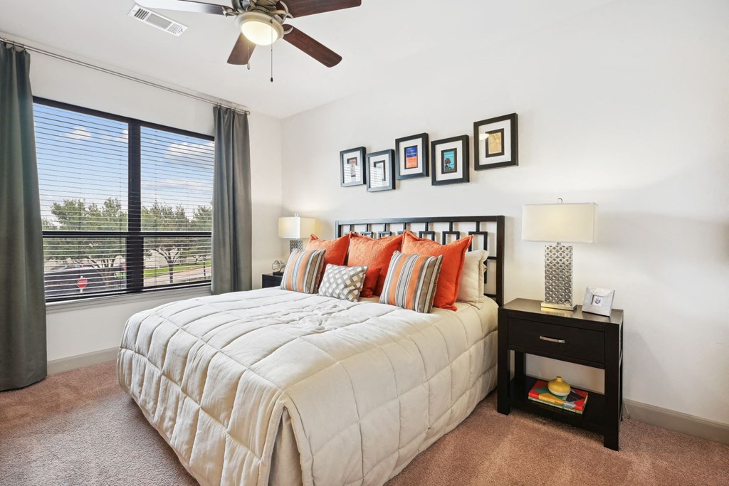 a bedroom at Allusion at West University, Houston, TX