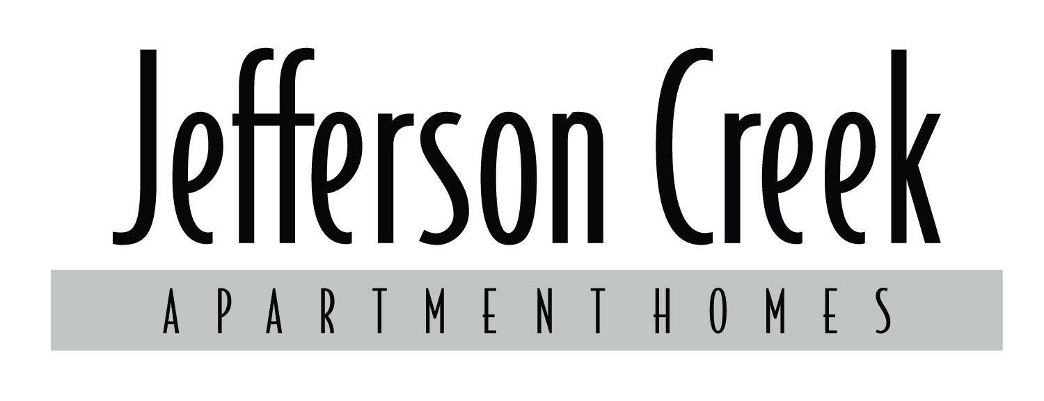 The image is a logo for Jefferson Creek Apartment Homes.