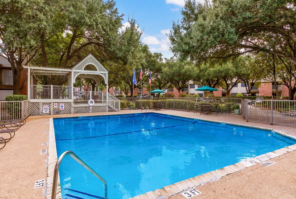 the swimming pool at our apartments
