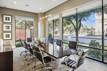 a conference room at Muse at Museum District, Houston, TX