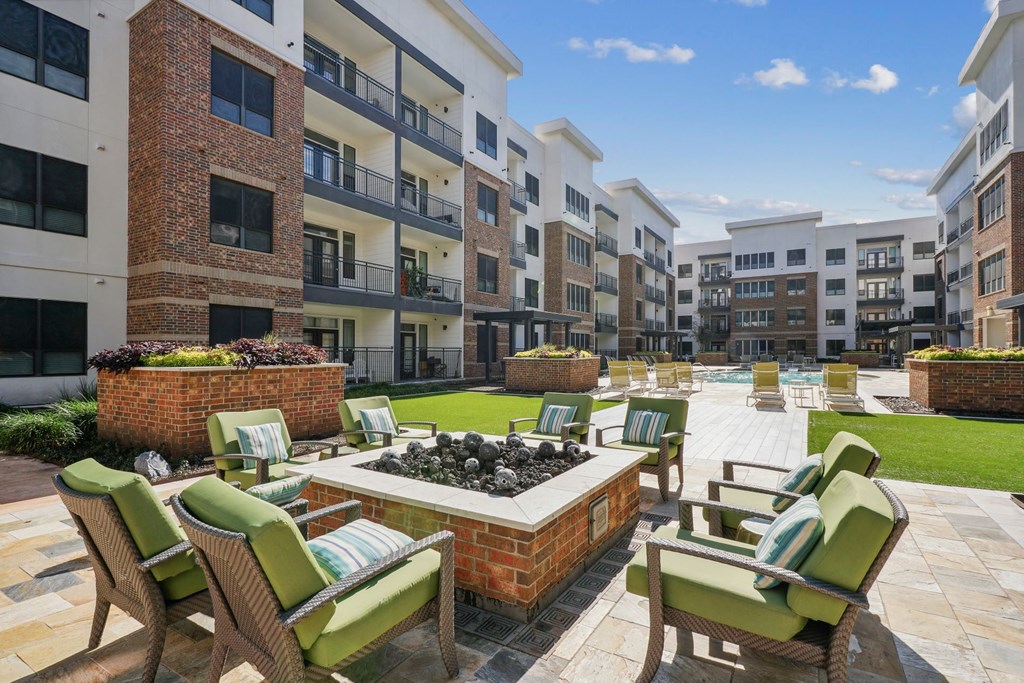 firepit at Muse at Museum District, Houston, TX