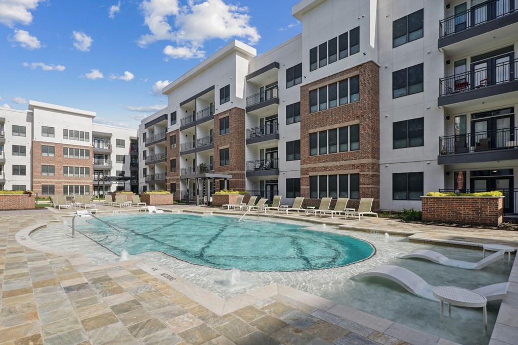 a swimming pool at Muse at Museum District, Houston, TX