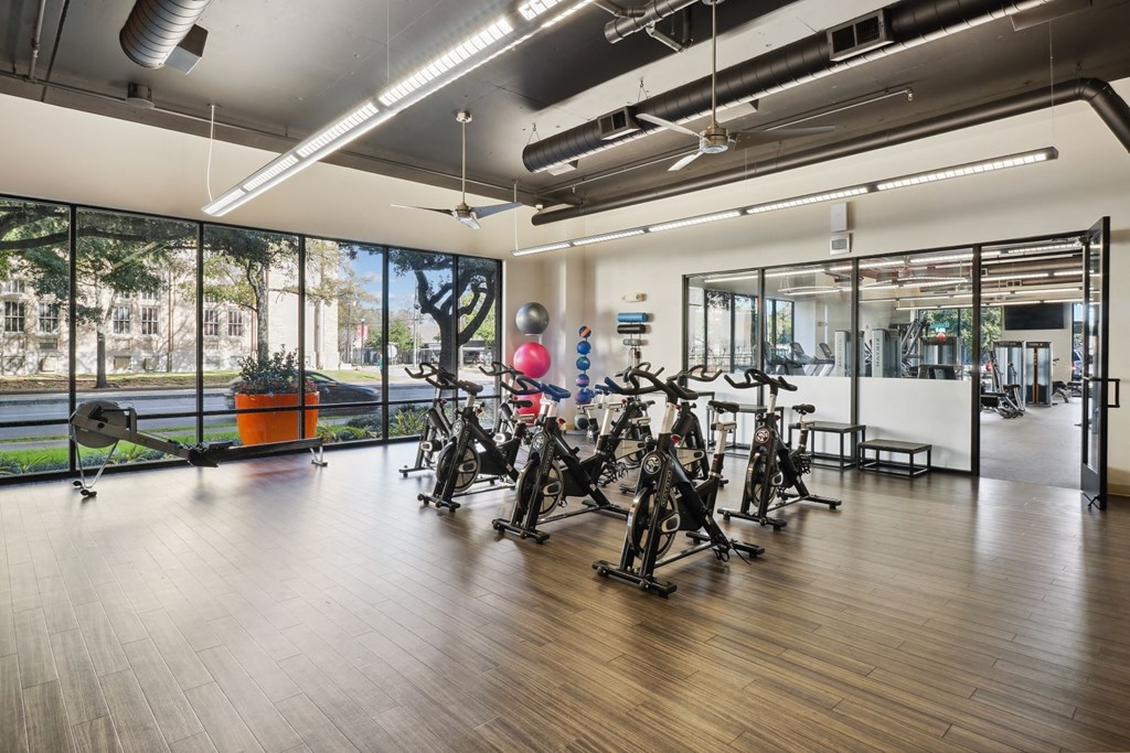 spin room at Muse at Museum District, Houston, TX