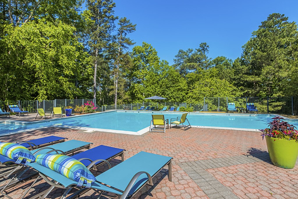 Sundeck at Woodmere Trace Apartments in Duluth, Georgia, GA 30096
